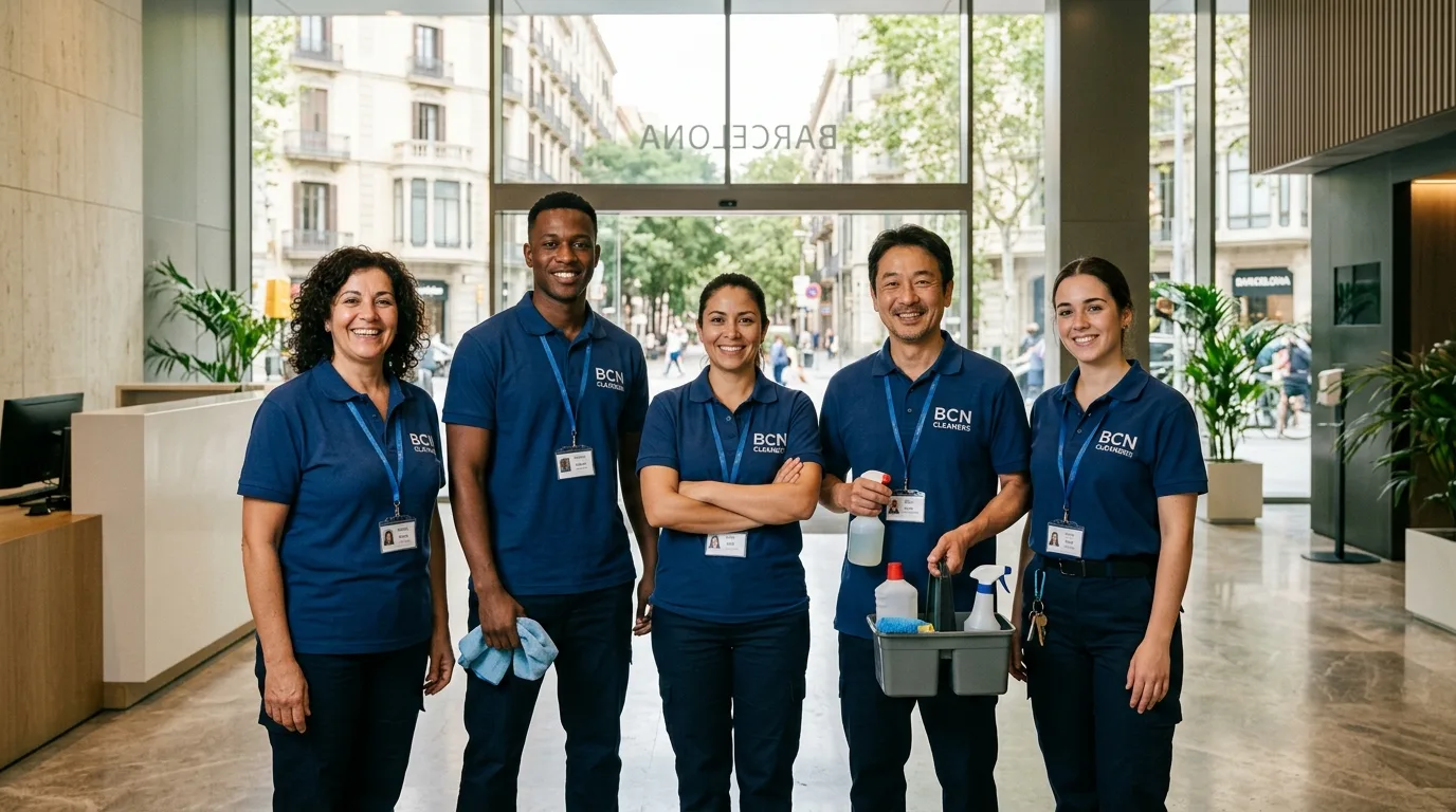 Equipo de Limpiezas Colomer en Barcelona
